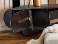 LUCA - TV CABINET DARK OAK