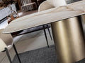 NUMA - DINING TABLE 240 - BRASS