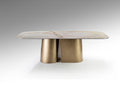 NUMA - DINING TABLE 240 - BRASS