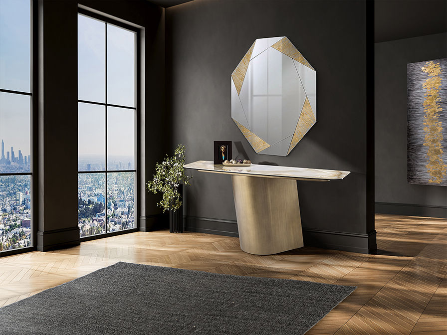NUMA - CONSOLE TABLE 150 - BRASS