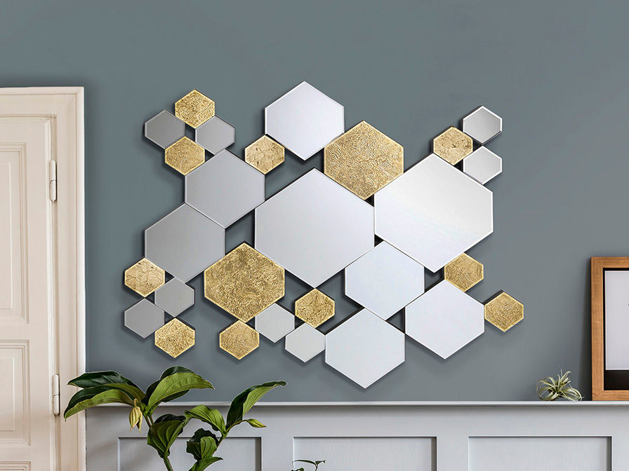 Schuller Nadia 521192 Glass Mirror, Gold Leaf