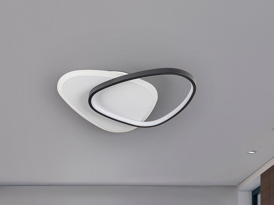 ROMO - CEILING LAMP WHITE-BLACK