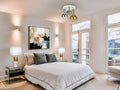 Matices Ceiling Lamp 3L Matt White Smoke Gold