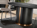 Zolo D135 Dining Table Dark Oak