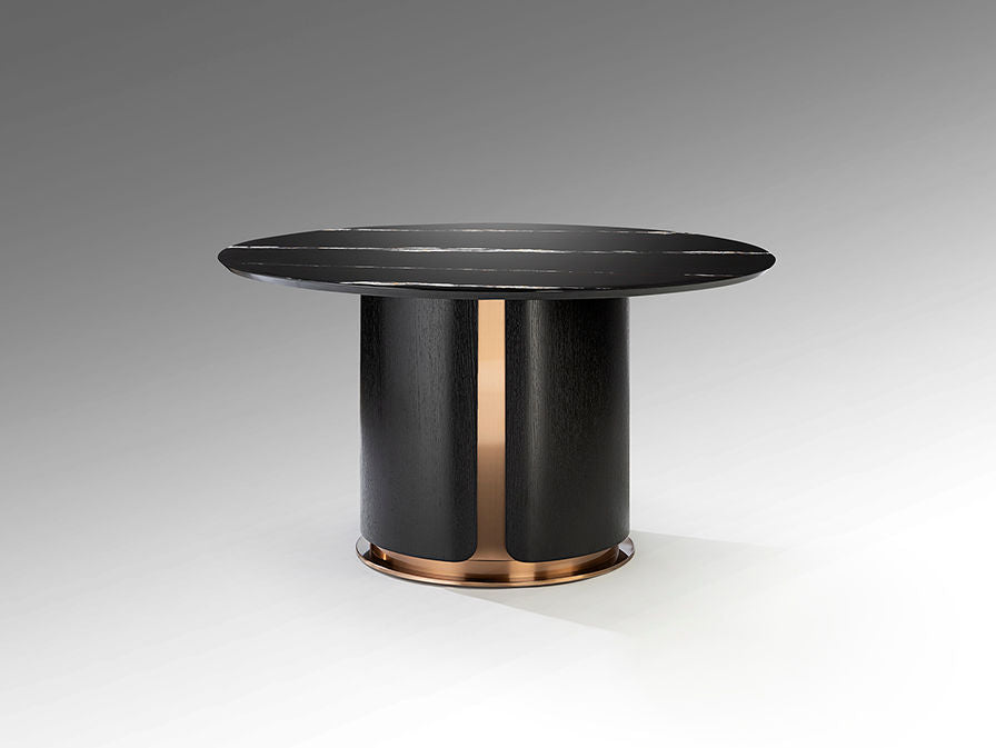 Zolo D135 Dining Table Dark Oak