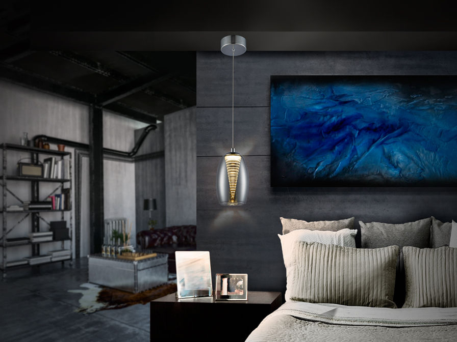 ·NEBULA· LAMP 1L. LED, CHROME