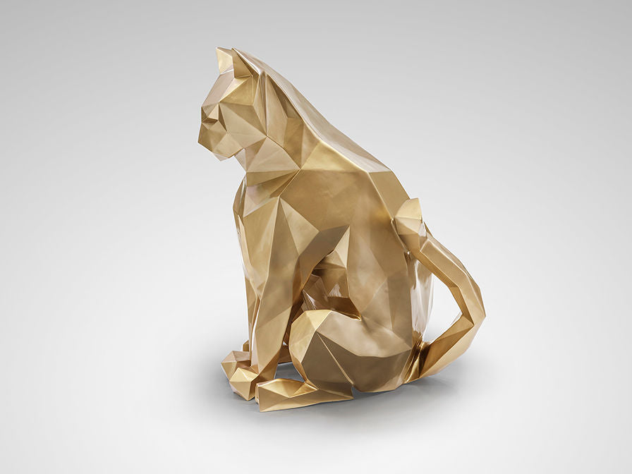 Future Cat 598743 - FUTURE CAT- CAT FIGURE, GOLD