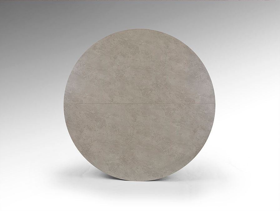KORIA - DINING TABLE - STONE/BLACK