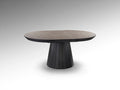 KORIA - DINING TABLE - STONE/BLACK