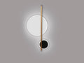 DUO - BLACK/WHITE WALL LAMP 2L