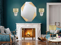 Tiara Wall Lamp Chrome Gold 1 Light