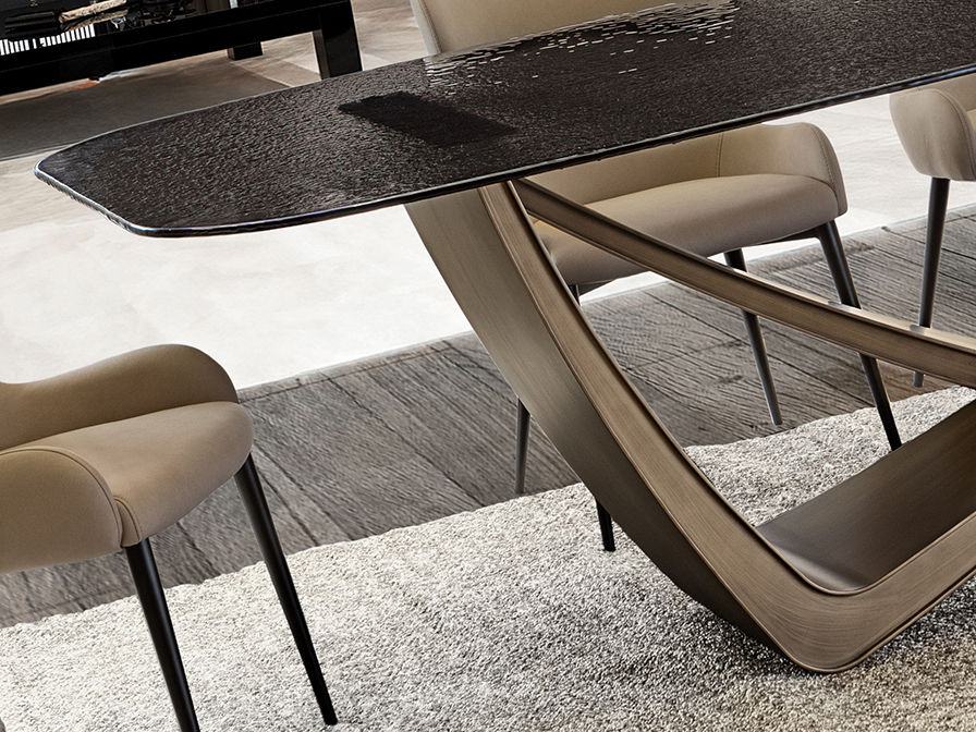 GENESIS - DINING TABLE 240 - BRONZE