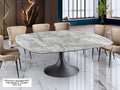 Alina 629485 Extendable Dining Table Grey/B