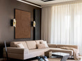 ILIADA - WALL LAMP 1L BLACK-GOLD