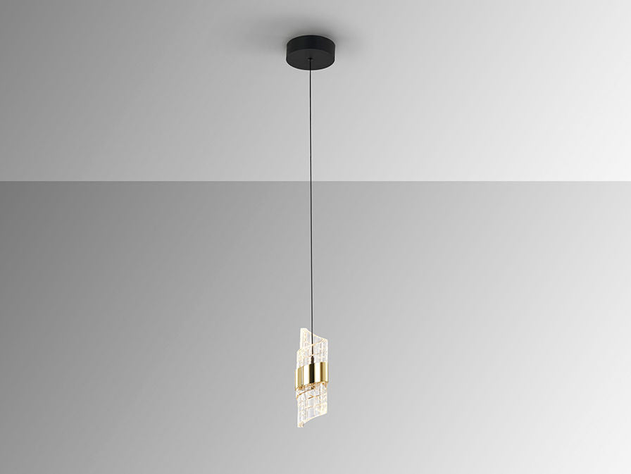 ILIADA - LAMP 1L BLACK-GOLD