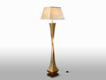 ·DECO· FLOOR LAMP, 1L, GOLD.
