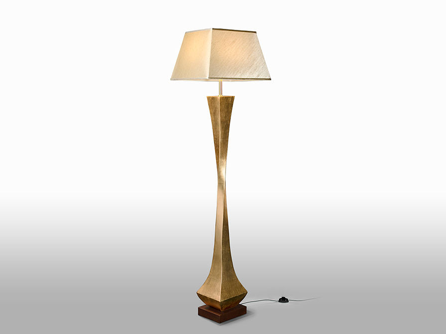 ·DECO· FLOOR LAMP, 1L, GOLD.