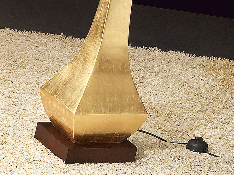 ·DECO· FLOOR LAMP, 1L, GOLD.