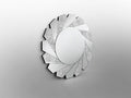 ·FLAVIA· MIRROR Ø100 CM SILVER