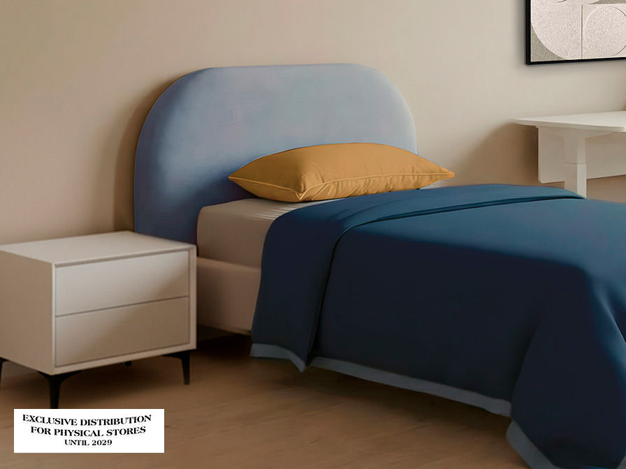 OWEN - GREY HEADBOARD - M/90-105