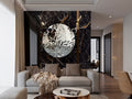 Polyedric 687713 POLYEDRIC- STEEL BAS-RELIEF CHROMED