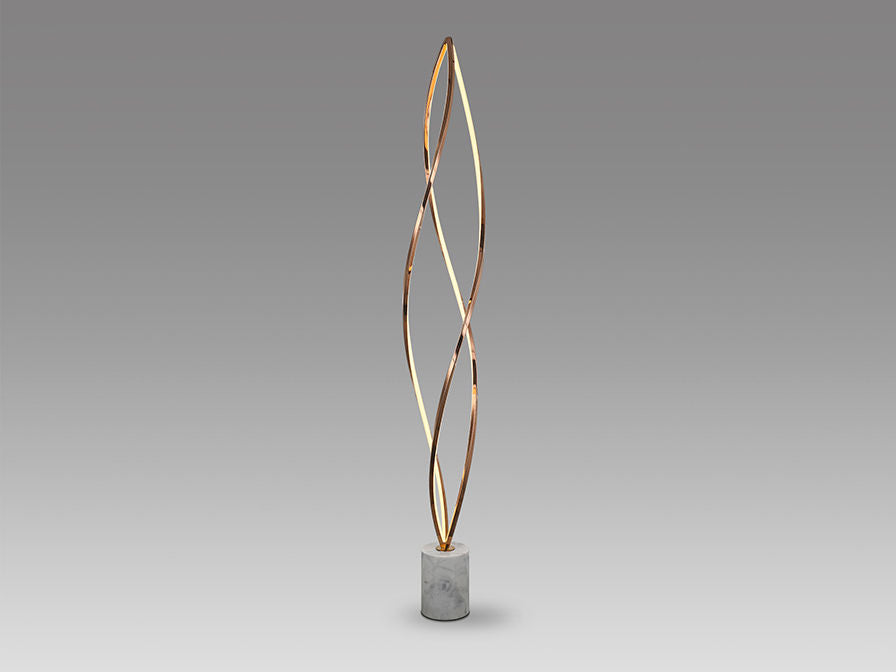 ADELE - ROSE GOLD FLOOR LAMP