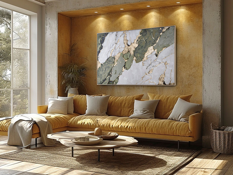 Reflejos Acrylic 123X183 Painting by Schuller
