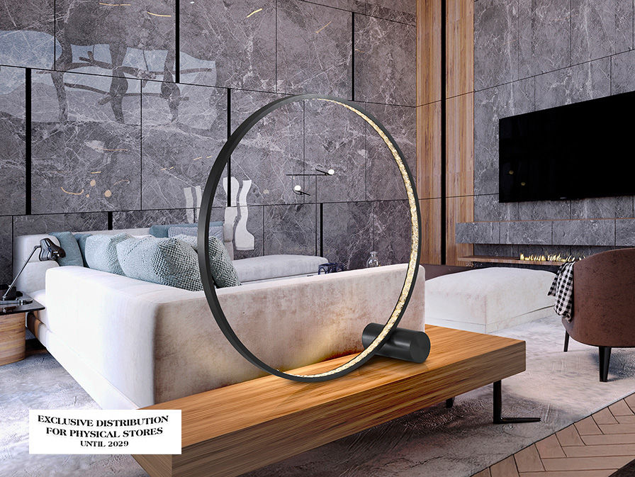 Odile Floor Lamp D90 - Black