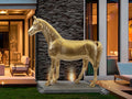 PEGASO- LARGE HORSE FIGURE, GOLD