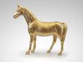 PEGASO- LARGE HORSE FIGURE, GOLD