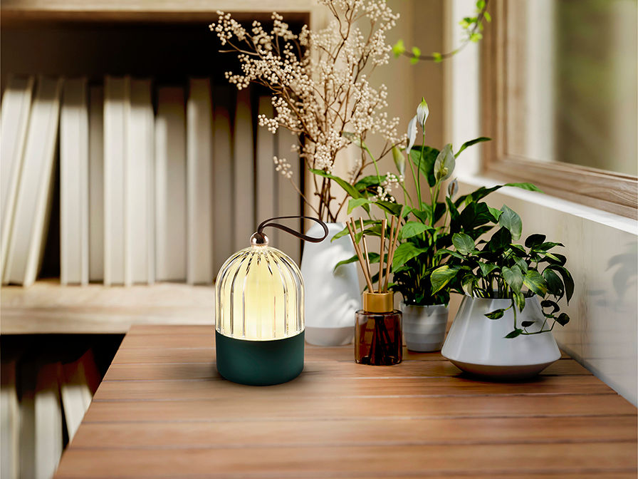 Chiqui - Green Portable Table Lamp CCT