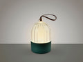 CHIQUI - GREEN PORTABLE TABLE LAMP CCT