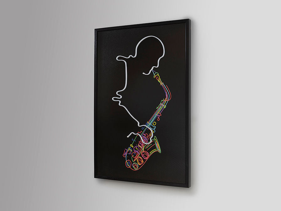 Saxofón 724739 SAXO - LED LIGHT ART 80x120