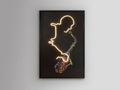 Saxofón 724739 SAXO - LED LIGHT ART 80x120