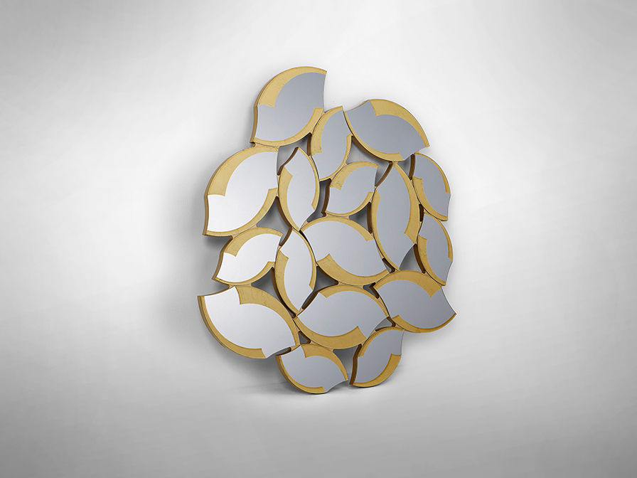 Schuller Sandal 737395 Mirror Golden Leaves