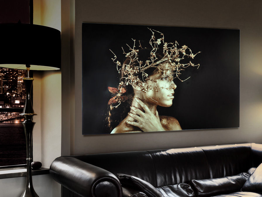 SCHULLER - Decoration Prints and Photos Mujer Dorada 748472
