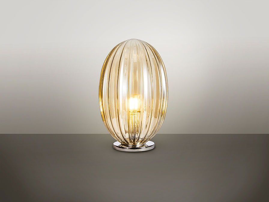 OVILA - Table Lamp 1L Cognac Ø20