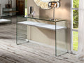 ·SONOMA·CONSOLE TABLE GLASS/WHITE