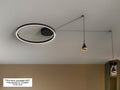 CONIC- CEILING LAMP 2L BLACK/BRONZE
