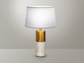 Lucian Table Lamp 1L. White Marble