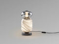 BIANCA -TABLE LAMP 1L- VEINED/SMOKE