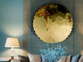 MATRIX - GOLD-PLATED STEEL BAS-RELIEF