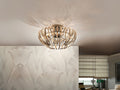 ·ARIADNA· CHAMPAGNE CEILING LAMP 9L.