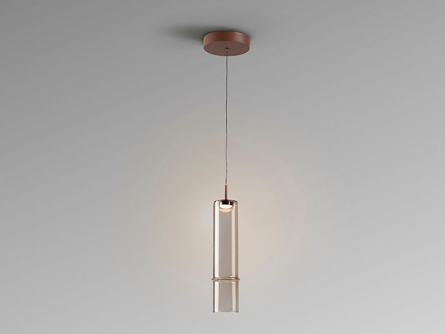 CAÑAS - LAMP 1L- BROWN/BRONZE