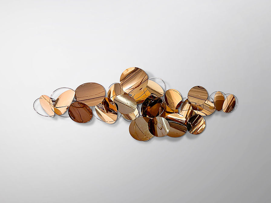 Serenity 895323 Wall Sculpture Steel Rose Gold