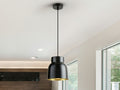 I3 - VULCANO - LAMP 1L - BLACK/GOLDEN