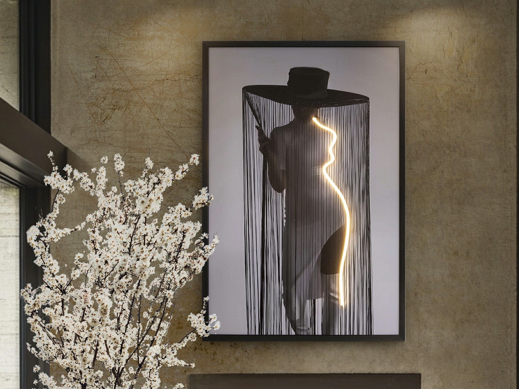 DIVA - LED LIGHT ART 80x120