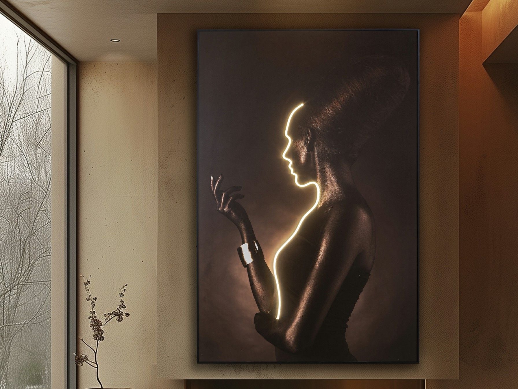 SILUETA - LED Light Art 120x180