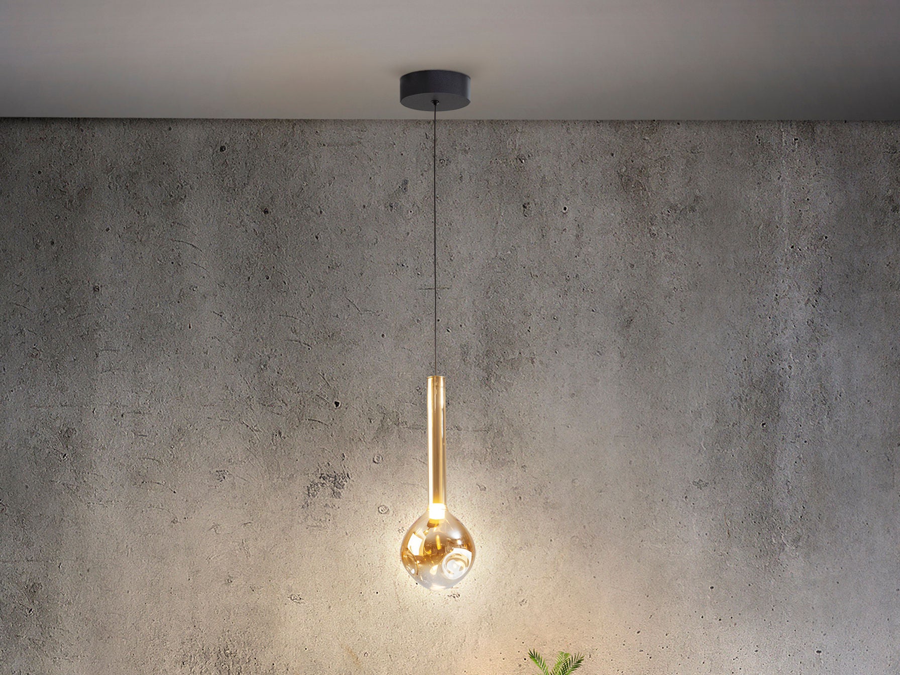 Essenza - Lamp 1L - Black - Golden
