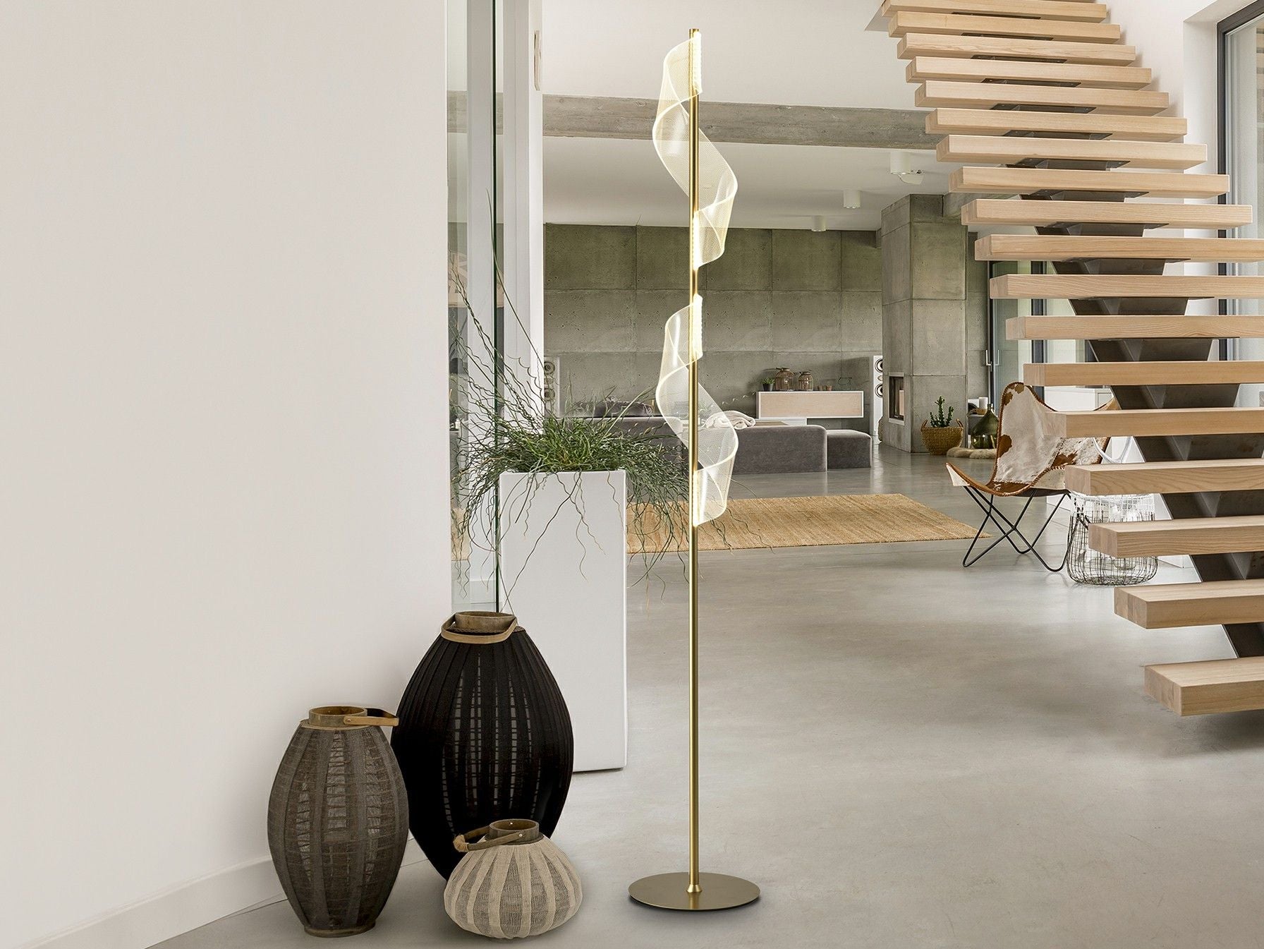 VELAS- FLOOR LAMP, LED, GOLD